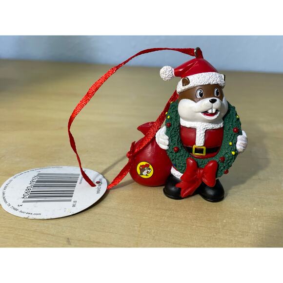 Buc-ee's Christmas Ornament Lot of 5 Buc-ee Beaver Santa NWT River Tubing - Picture 4 of 5